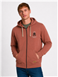 2963 - Campera Frisa Canguro Con Logo