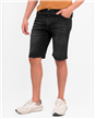 421 - Bermuda Jean Elastizado Moda Negra