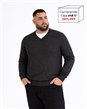 8105 - Sweater Escote V Mouline TALLE ESPECIAL