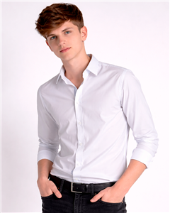 001 - Camisa M/L Lisa ADULTO/JUVENIL