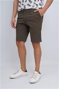 187B - Bermuda Corte Chino Gabardina Elastizada