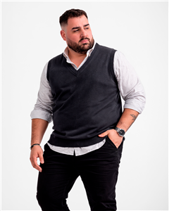 1890 - Chaleco Liso - Talle Especial