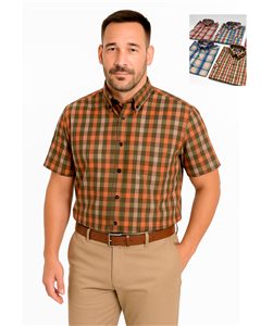 2655 - Camisa Aero Escoses Corte Clásico Con Spandex