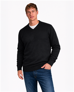 5459 - Sweater Escote V Panal Liso