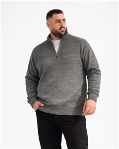 5935 - Sweater 1/2 Cierre Con Canesu TALLE ESPECIAL