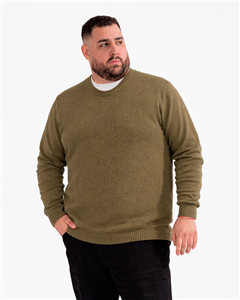 5955 - Sweater Escote Redondo Liso TALLE ESPECIAL