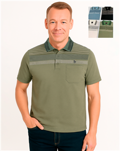 7513 - Chomba Polo Neón Con Guarda Estampada