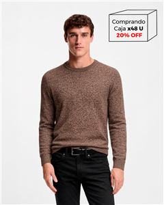 8006 - Sweater Escote Redondo Mouline