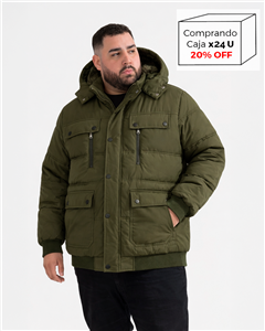8641 - Campera Puffer Térmica TALLE ESPECIAL
